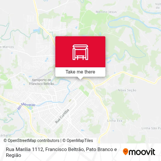 Rua Marília 1112 map
