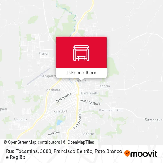 Rua Tocantins, 3088 map