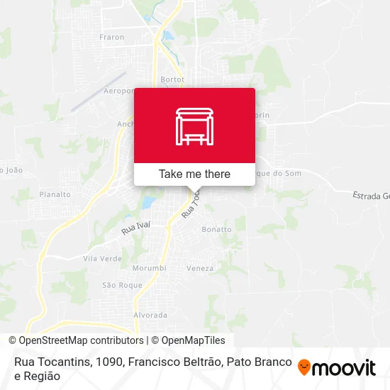 Rua Tocantins, 1090 map