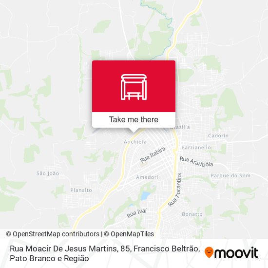 Rua Moacir De Jesus Martins, 85 map