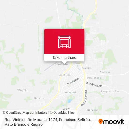 Rua Vinicius De Moraes, 1174 map