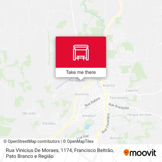 Rua Vinicius De Moraes, 1174 map