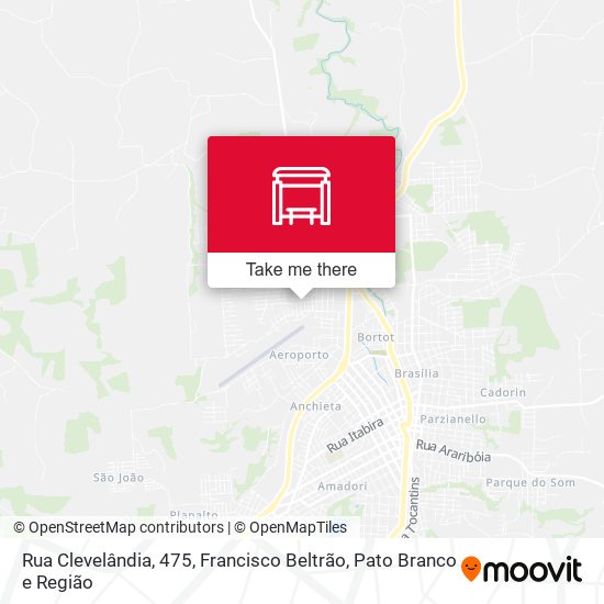 Rua Clevelândia, 475 map