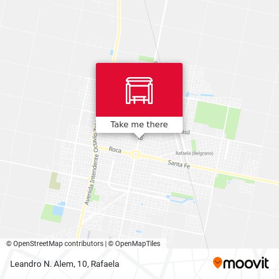Mapa de Leandro N. Alem, 10