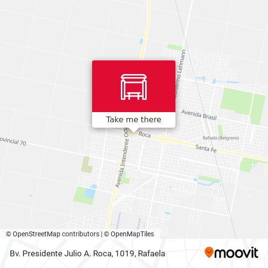 Bv. Presidente Julio A. Roca, 1019 map