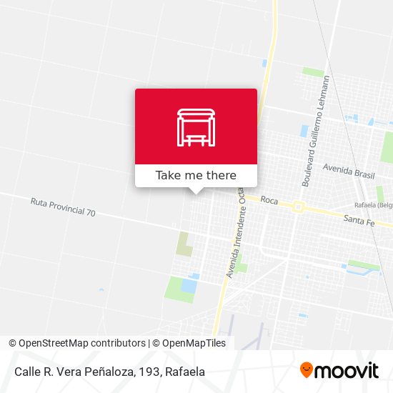 Mapa de Calle R. Vera Peñaloza, 193