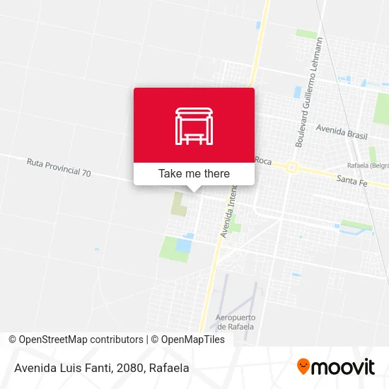Mapa de Avenida Luis Fanti, 2080