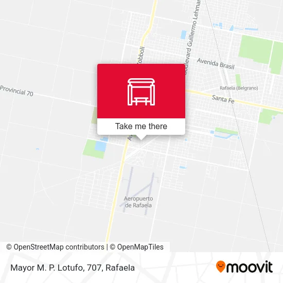 Mapa de Mayor M. P. Lotufo, 707