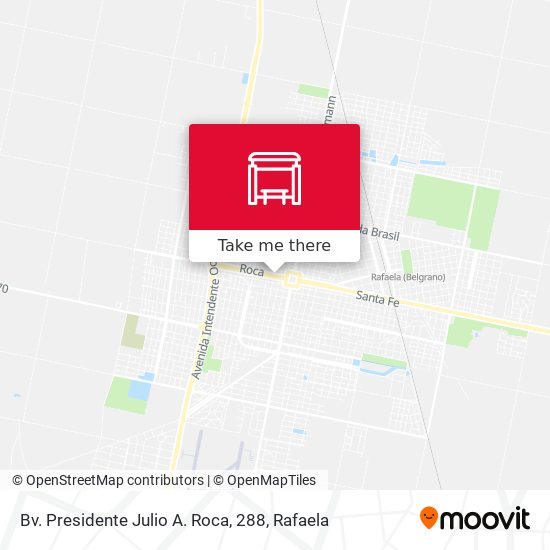 Bv. Presidente Julio A. Roca, 288 map