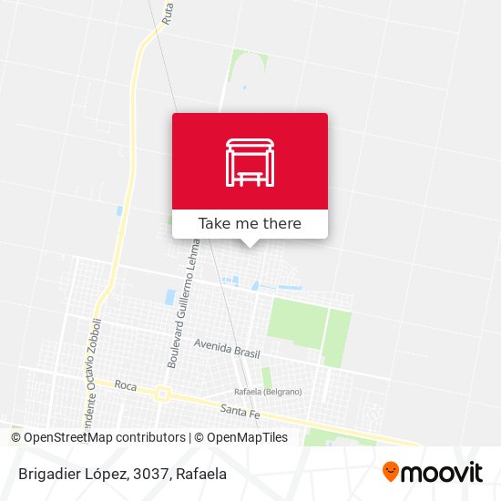 Brigadier López, 3037 map