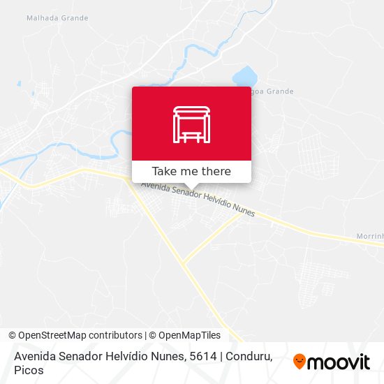 Mapa Avenida Senador Helvídio Nunes, 5614 | Conduru