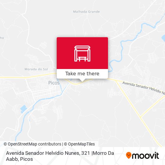 Avenida Senador Helvídio Nunes, 321 |Morro Da Aabb map