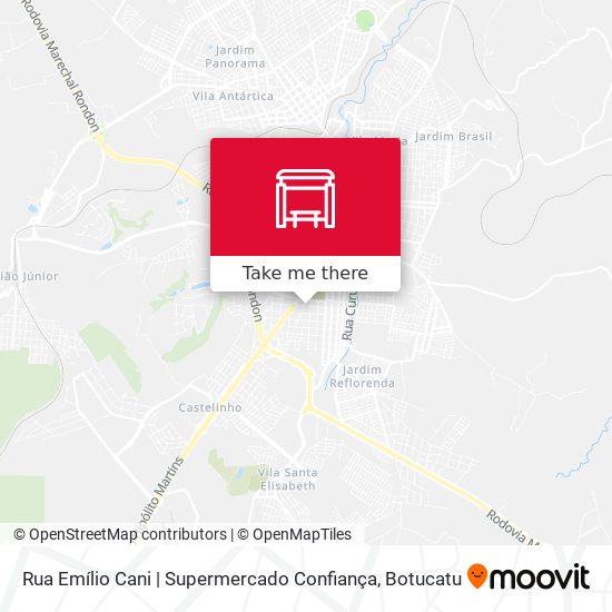 Rua Emílio Cani | Supermercado Confiança map