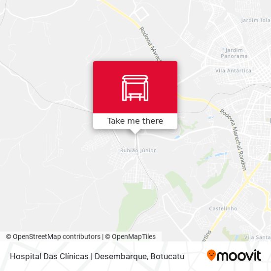 Hospital Das Clínicas | Desembarque map