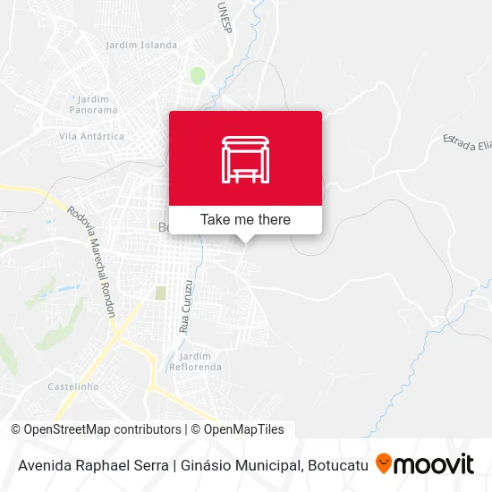 Avenida Raphael Serra | Ginásio Municipal map