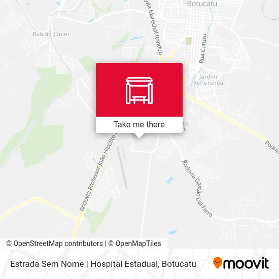 Estrada Sem Nome | Hospital Estadual map