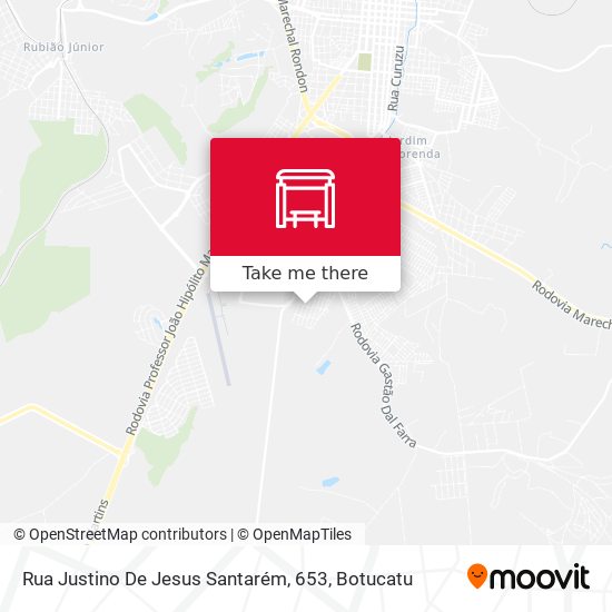 Rua Justino De Jesus Santarém, 653 map