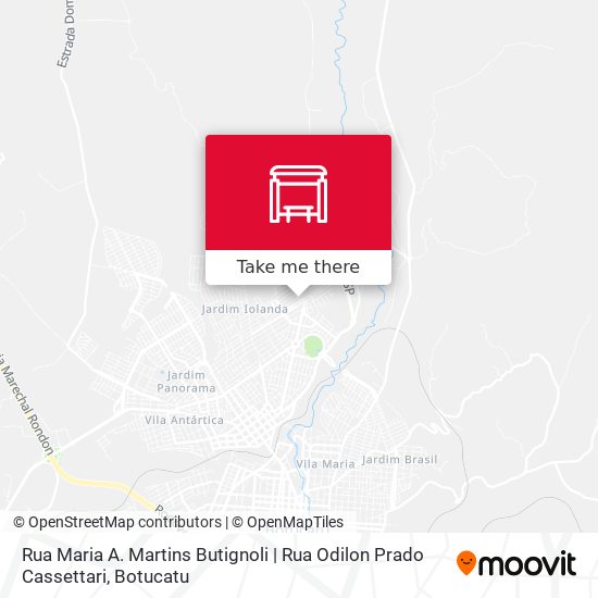 Rua Maria A. Martins Butignoli | Rua Odilon Prado Cassettari map