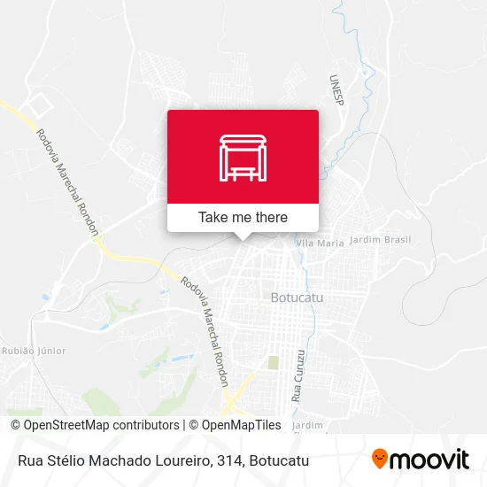Rua Stélio Machado Loureiro, 314 map