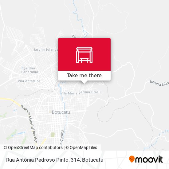 Mapa Rua Antônia Pedroso Pinto, 314