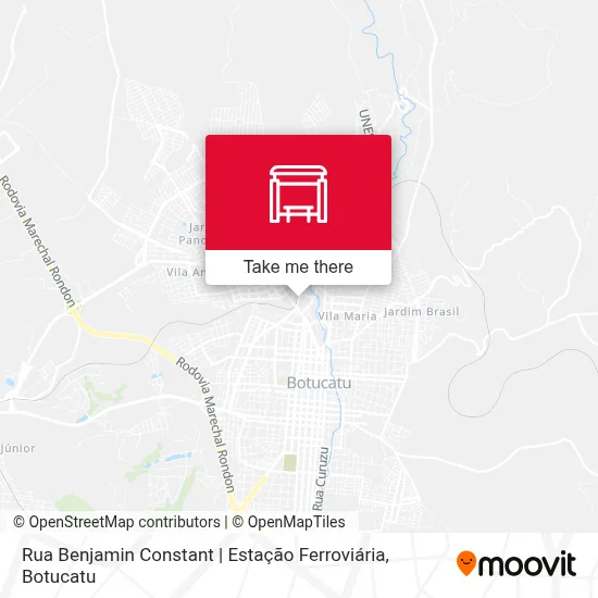 Rua Benjamin Constant | Estação Ferroviária map