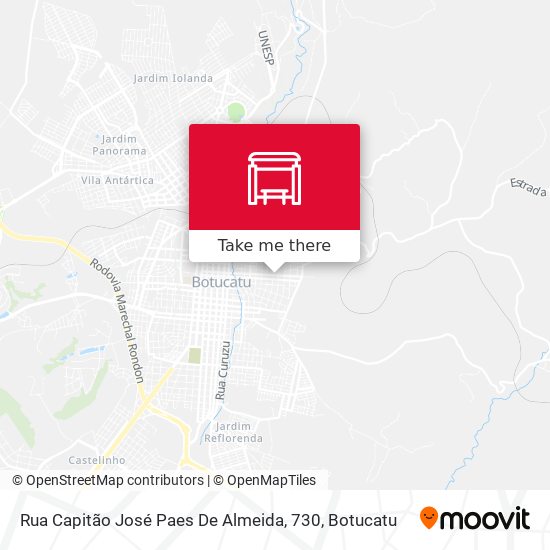Rua Capitão José Paes De Almeida, 730 map