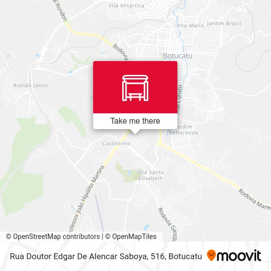 Rua Doutor Edgar De Alencar Saboya, 516 map