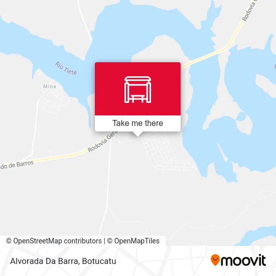 Alvorada Da Barra map