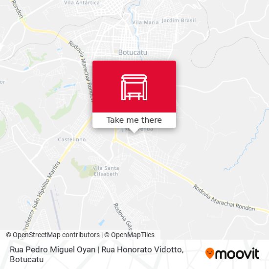 Rua Pedro Miguel Oyan | Rua Honorato Vidotto map