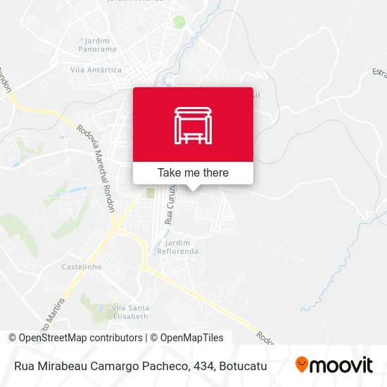 Rua Mirabeau Camargo Pacheco, 434 map