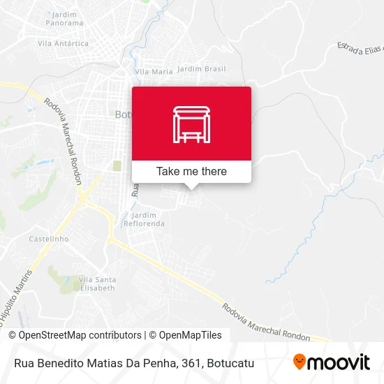 Rua Benedito Matias Da Penha, 361 map