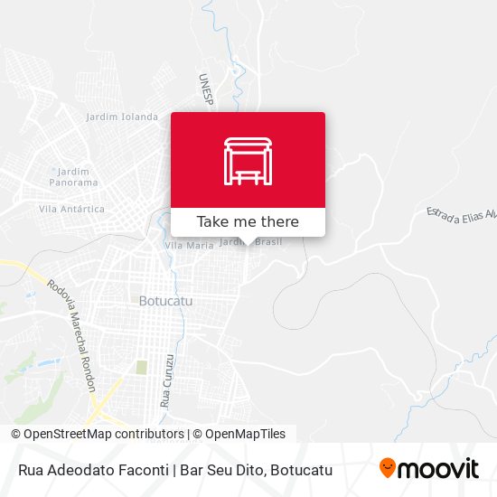 Rua Adeodato Faconti | Bar Seu Dito map