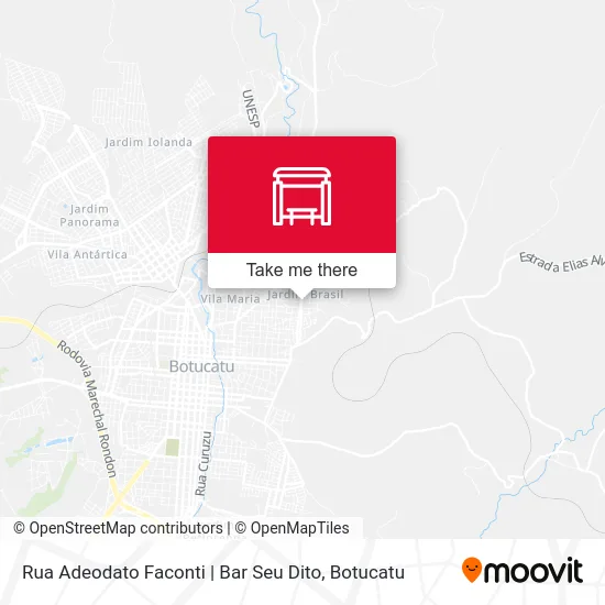 Rua Adeodato Faconti | Bar Seu Dito map