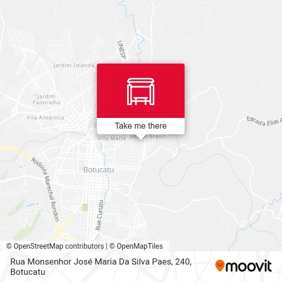 Rua Monsenhor José Maria Da Silva Paes, 240 map