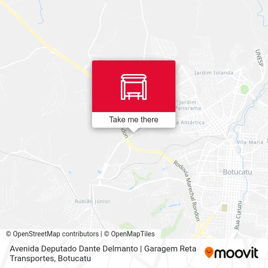 Avenida Deputado Dante Delmanto | Garagem Reta Transportes map