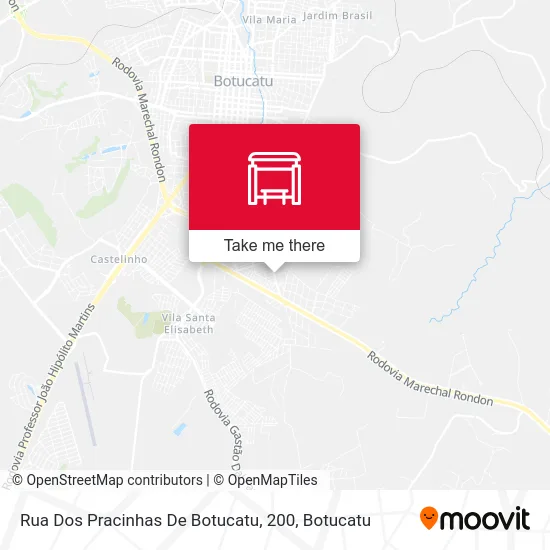 Rua Dos Pracinhas De Botucatu, 200 map