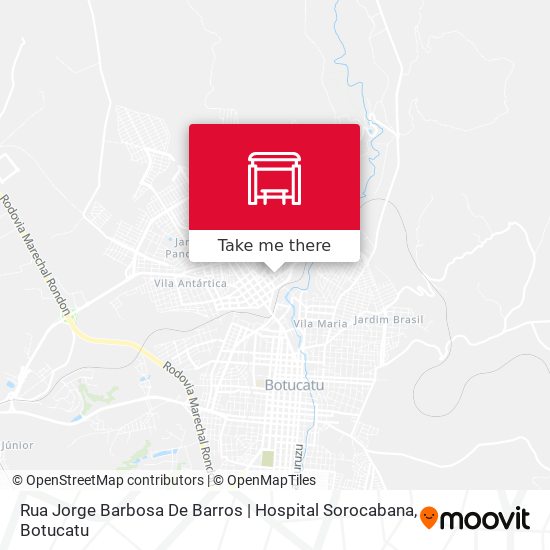 Rua Jorge Barbosa De Barros | Hospital Sorocabana map