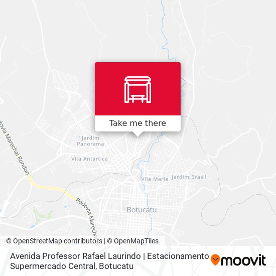 Avenida Professor Rafael Laurindo | Estacionamento Supermercado Central map
