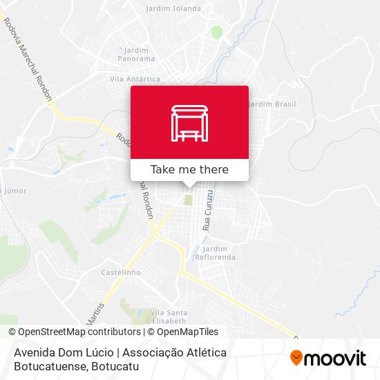 Avenida Dom Lúcio | Associação Atlética Botucatuense map
