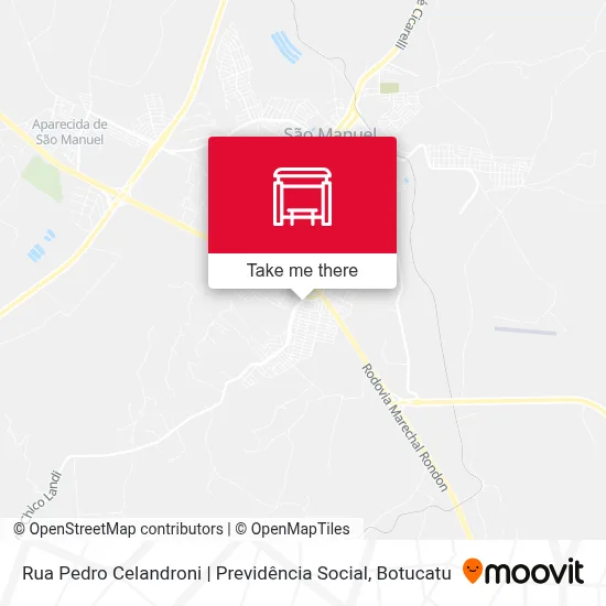 Rua Pedro Celandroni | Previdência Social map