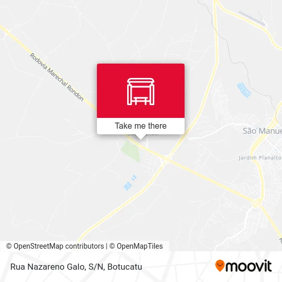 Rua Nazareno Galo, S/N map