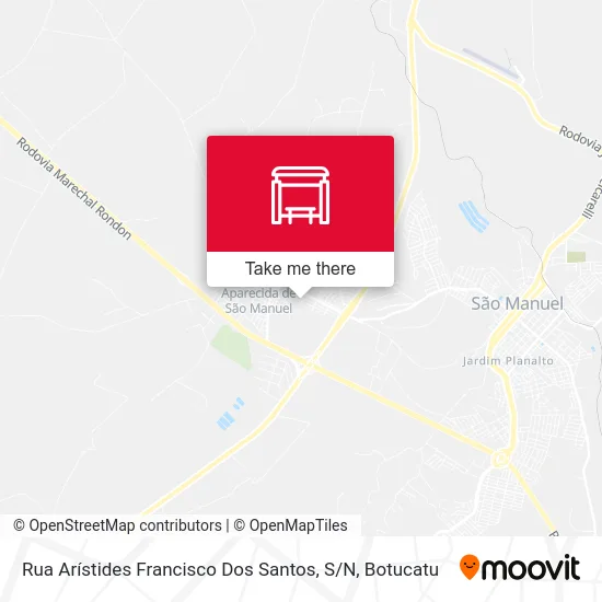 Rua Arístides Francisco Dos Santos, S / N map