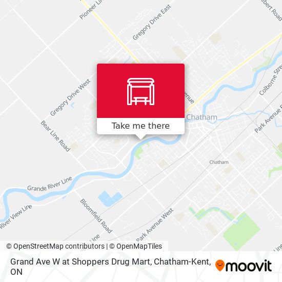 Grand Ave W at Shoppers Drug Mart plan