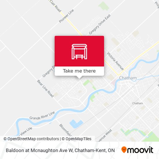 Baldoon at Mcnaughton Ave W map