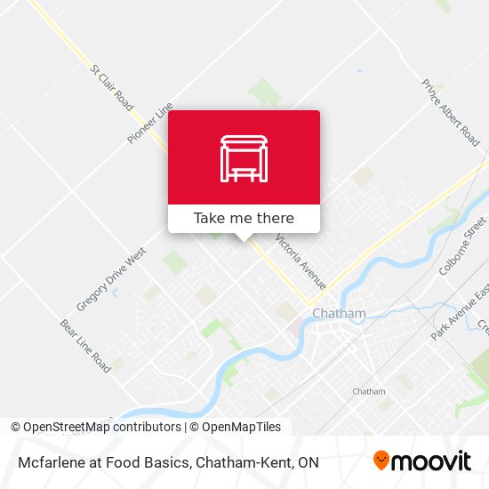 Mcfarlene at Food Basics map