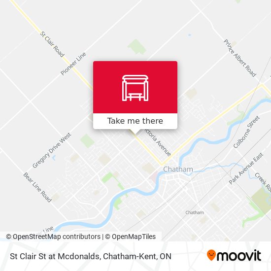 St Clair St at Mcdonalds plan