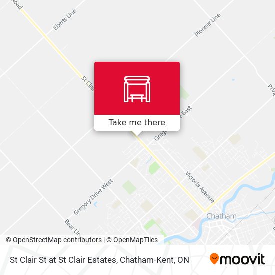 St Clair St at St Clair Estates map