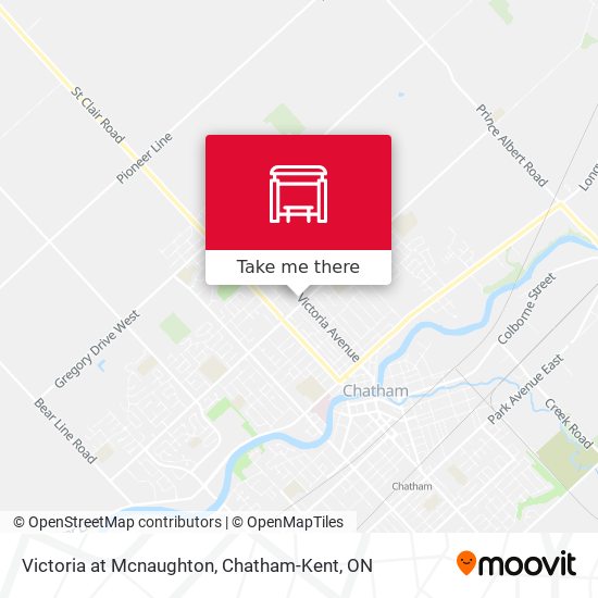 Victoria at Mcnaughton map