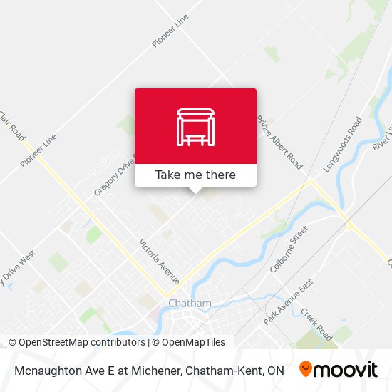 Mcnaughton Ave E at Michener map