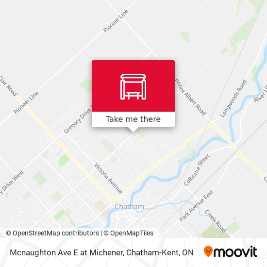 Mcnaughton Ave E at Michener plan